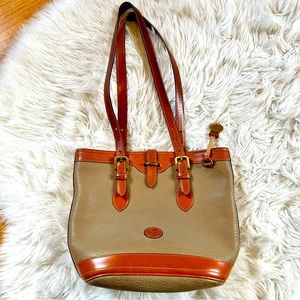 Vintage Dooney & Bourke genuine leather shoulder bag